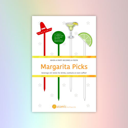 Margarita Cocktail Picks | Acrylic Garnish Sticks