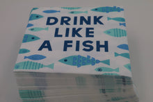 Load image into Gallery viewer, Funny Cocktail Napkins | Drink Like a Fish - 20ct