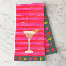 Load image into Gallery viewer, Gingerbread Martini Christmas Tea Towel