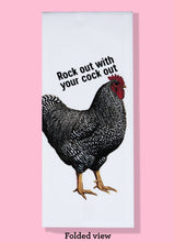 Load image into Gallery viewer, Rock Out With Your Cock Out Dishtowel