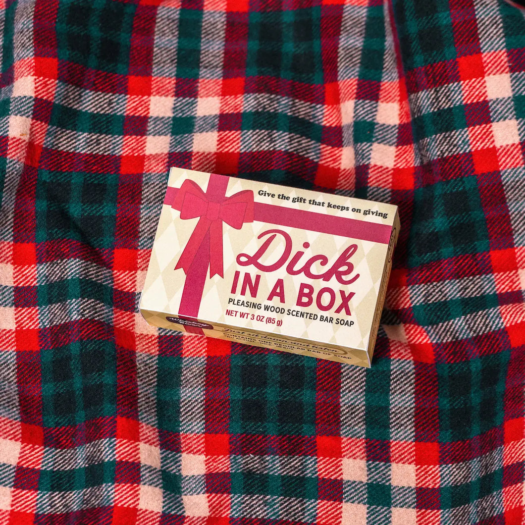 Dick in a Box Holiday Triple-Milled Boxed Soap | Christmas