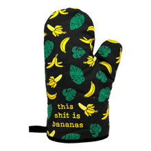 Load image into Gallery viewer, This Shit Is Bananas Oven Mitt