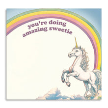 Load image into Gallery viewer, You're Doing Amazing - Funny Motivational Sticky Note Pad