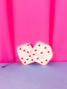 Heart Dice Air Freshener