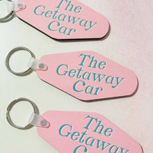 Load image into Gallery viewer, Motel Style Keychain, The Getaway Car