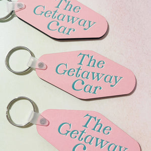 Motel Style Keychain, The Getaway Car