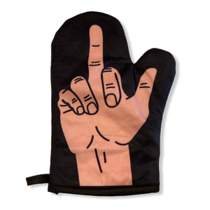 Middle Finger Oven Mitt