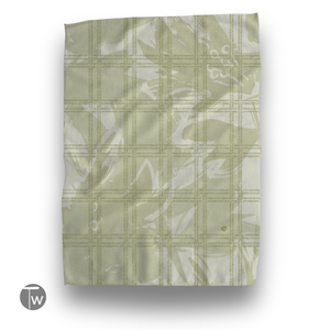 Fresh Out Plaid Foliage Illusion Kitchen Tea Towel