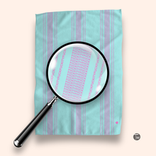 Load image into Gallery viewer, Pardon My French Blue Illusion Kitchen Towel