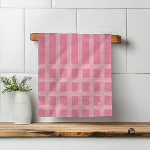 Vintage Pink Shitshow Illusion Kitchen Towel