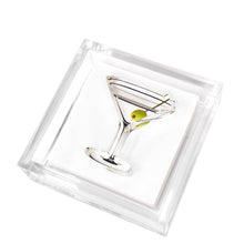 Load image into Gallery viewer, COCKTAIL NAPKIN HOLDER - MARTINI