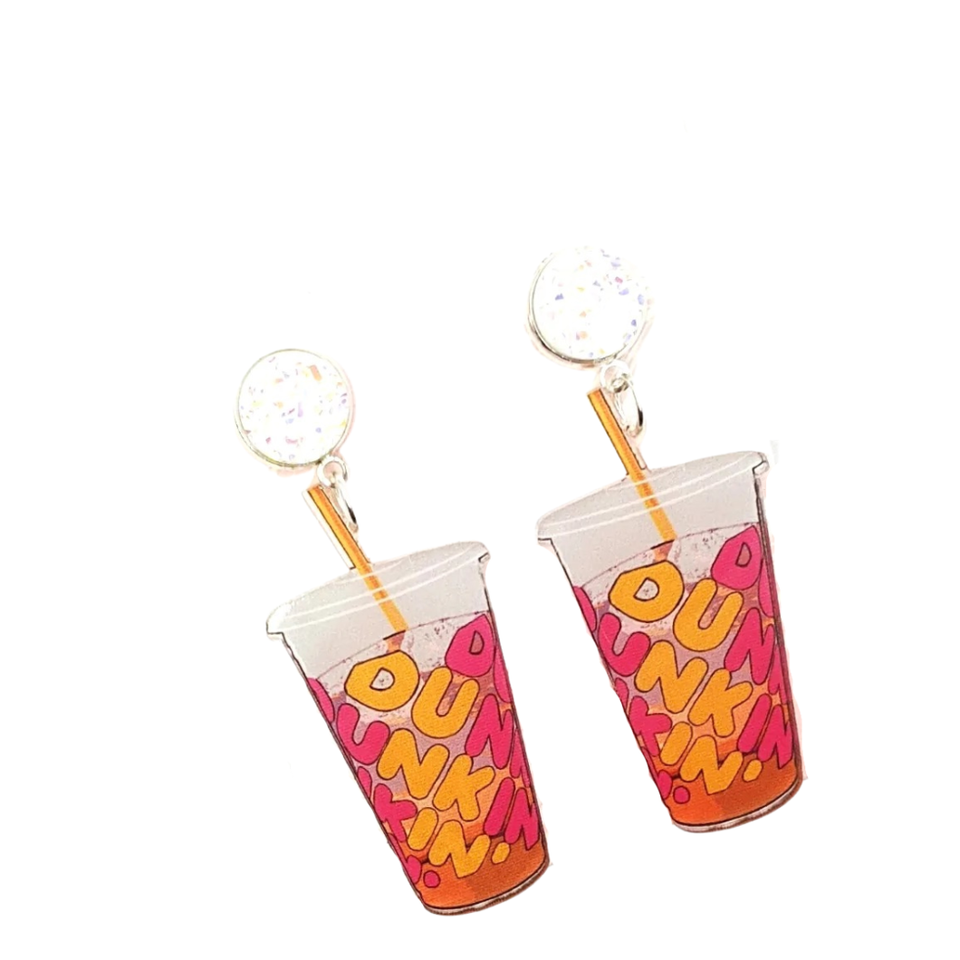 Dunkin Dangle Cups Earrings