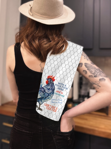 With A Fuck Fuck Here | Best Selling Kitchen Tea Towel