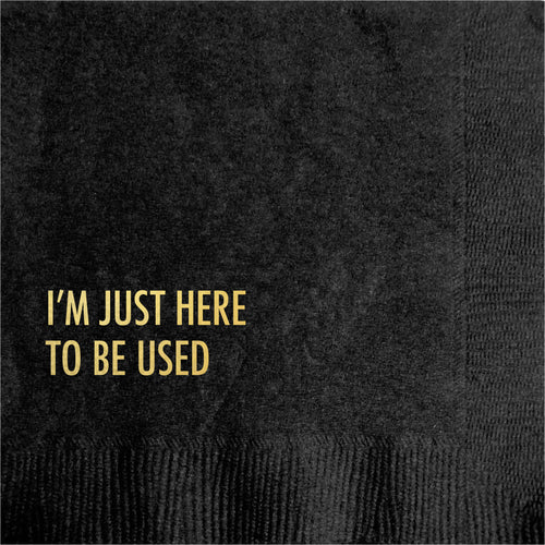 To Be Used Cocktail Napkin