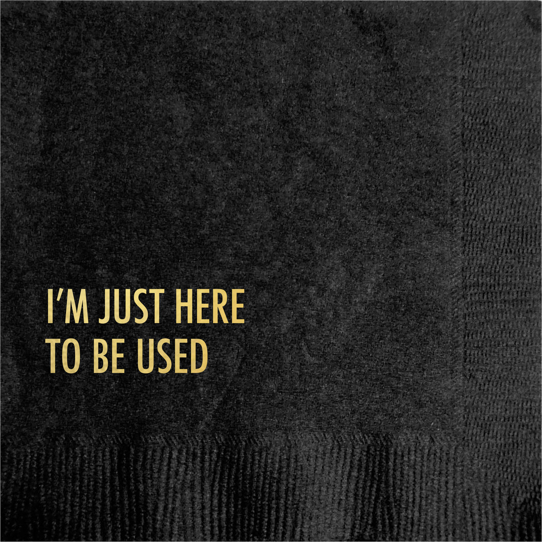 To Be Used Cocktail Napkin