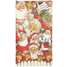 Load image into Gallery viewer, Retro Santa Guest Napkin