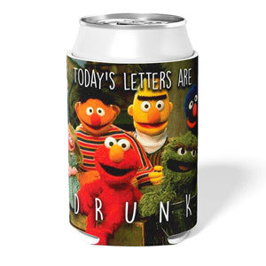 Sesame Street "Drunk" Can Cooler