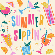 Funny Cocktail Napkins | Summer Sippin