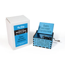 Load image into Gallery viewer, Funny "Happy Birthday You Old Fuck" Hand-Crank Music Box