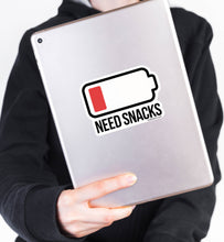 Load image into Gallery viewer, Need Snacks Sticker