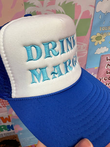 Drink Margs- Blue Trucker Hat