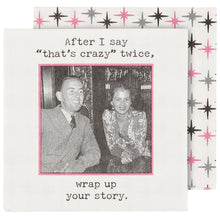 Load image into Gallery viewer, That's Crazy Twice Beverage Napkin