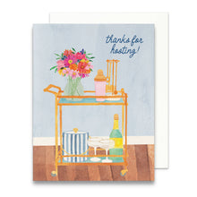 Load image into Gallery viewer, Thanks For Hosting Bar Cart Greeting Card | Thank You Host