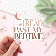 Load image into Gallery viewer, I Read Past My Bedtime Stickers / Bookish Merch