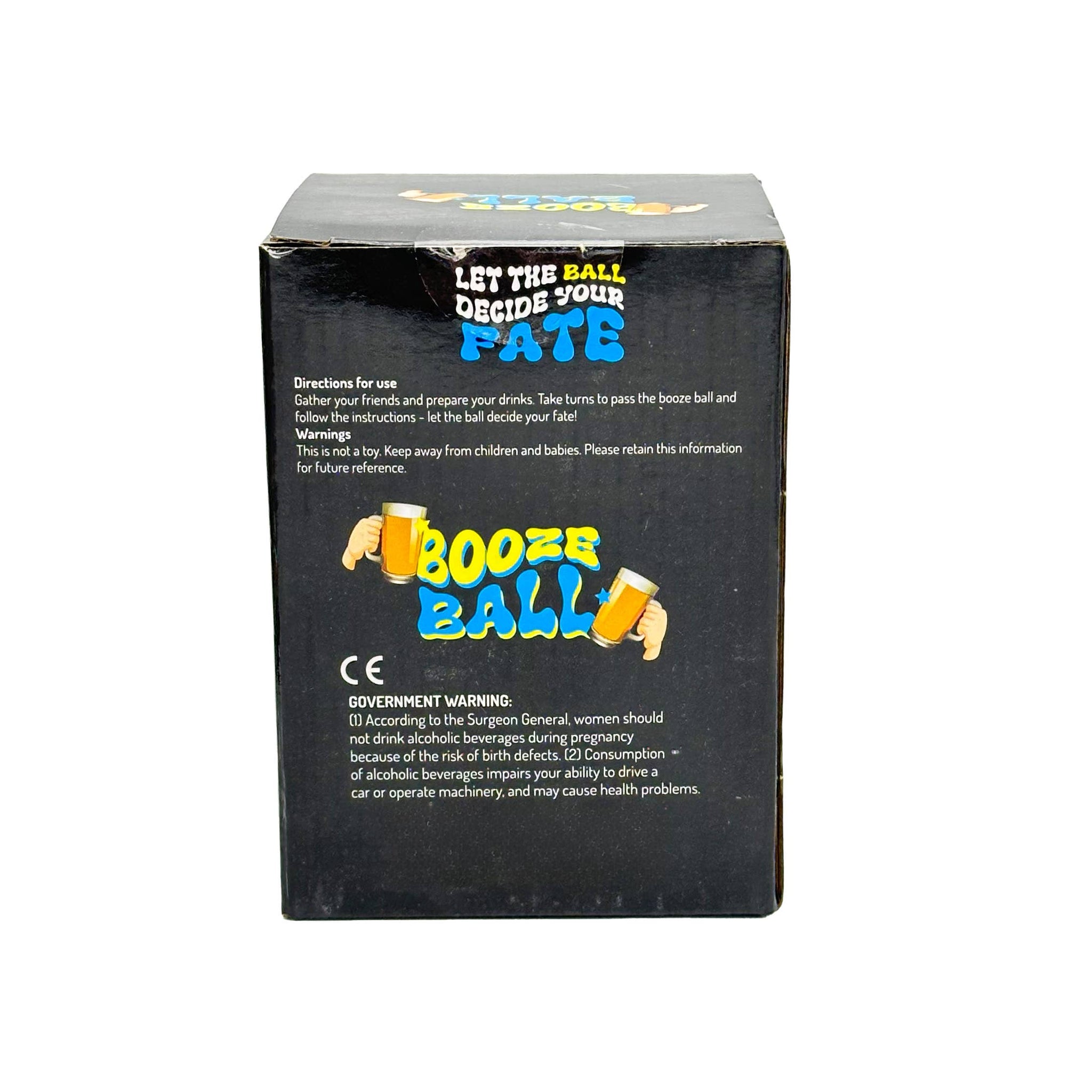 Booze Ball Drinking Game Two Words One Finger