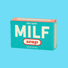 Load image into Gallery viewer, Non-Dairy MILF  Triple Milled Boxed Bar Soap | Funny Soap