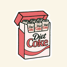 Load image into Gallery viewer, Diet Coke Fridge Pack Sticker