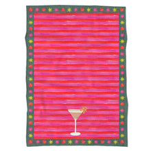 Load image into Gallery viewer, Gingerbread Martini Christmas Tea Towel
