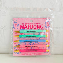 Load image into Gallery viewer, I'd Rather Be Playing Mahjong - Pen Set - Funny Gift