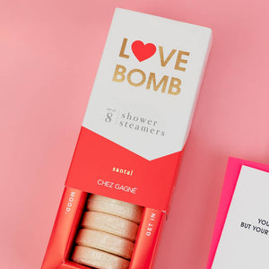 Love Bomb Shower Steamers - Santal - Set of 8 Tabs