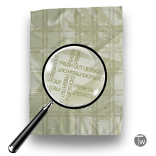 Load image into Gallery viewer, Fresh Out Plaid Foliage Illusion Kitchen Tea Towel
