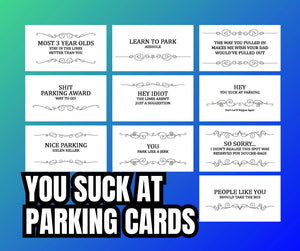 Bad Parking Cards - Variety 40 Pack
