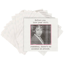 Load image into Gallery viewer, No Alcohol In Prison Beverage Napkin