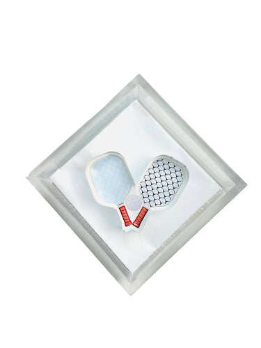 Acrylic Napkin Weight - Pickleball