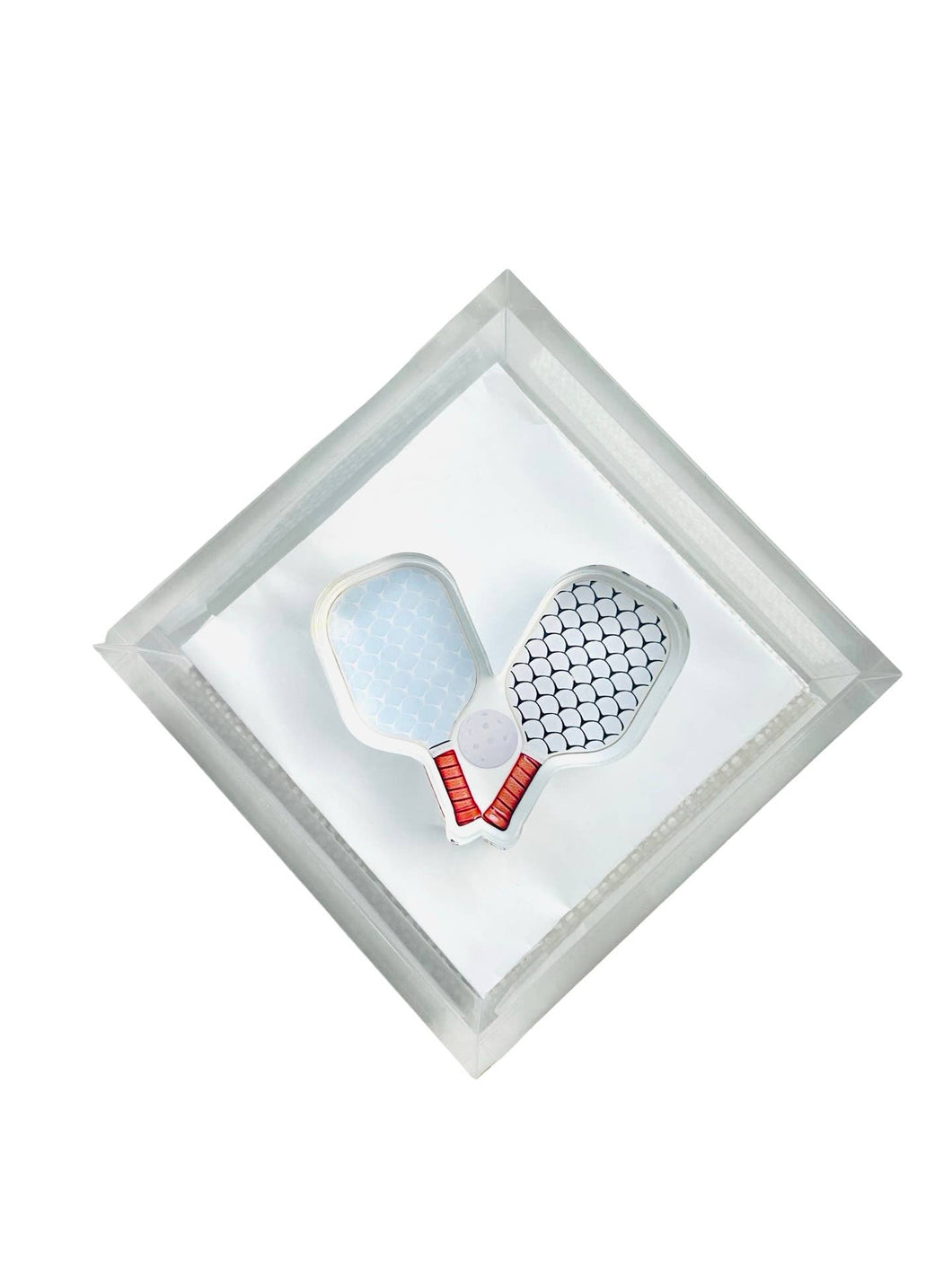 Acrylic Napkin Weight - Pickleball