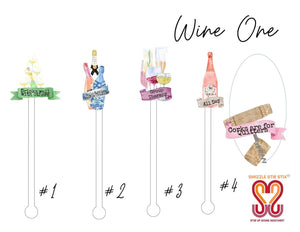 Wine One Swizzle Stir Sticks