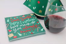 Load image into Gallery viewer, How Much Do You Know Christmas Funny Cocktail Napkins 20ct