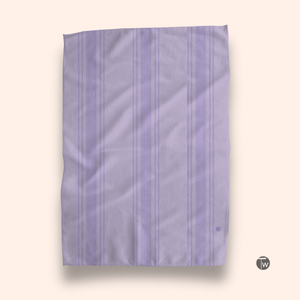 Pardon My French Purple Illusion Kitchen Towel