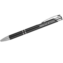 Load image into Gallery viewer, Fresh Out Of Fucks Ballpoint Engraved Pen