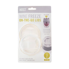 Load image into Gallery viewer, Wine FREEZE™ Travel Lids for Cooling Cups - Set of 2