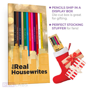 The Real Housewrites Colored Pencil Set