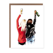 Load image into Gallery viewer, Girlfriend Cheers Wine | Friendship Card