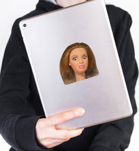Load image into Gallery viewer, Funny Doll Face – Vinyl Sticker