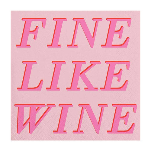 Beverage Napkins - Fine Like Wine