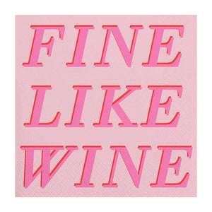 Beverage Napkins - Fine Like Wine