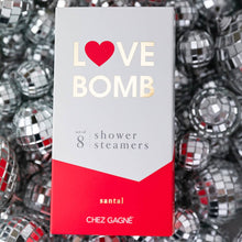 Load image into Gallery viewer, Love Bomb Shower Steamers - Santal - Set of 8 Tabs